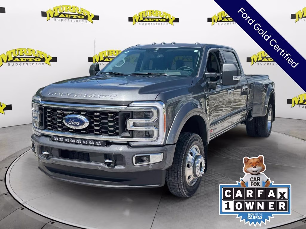 2023 Gray Metallic Ford Super Duty F-450 DRW Limited DRW 4X4 Truck