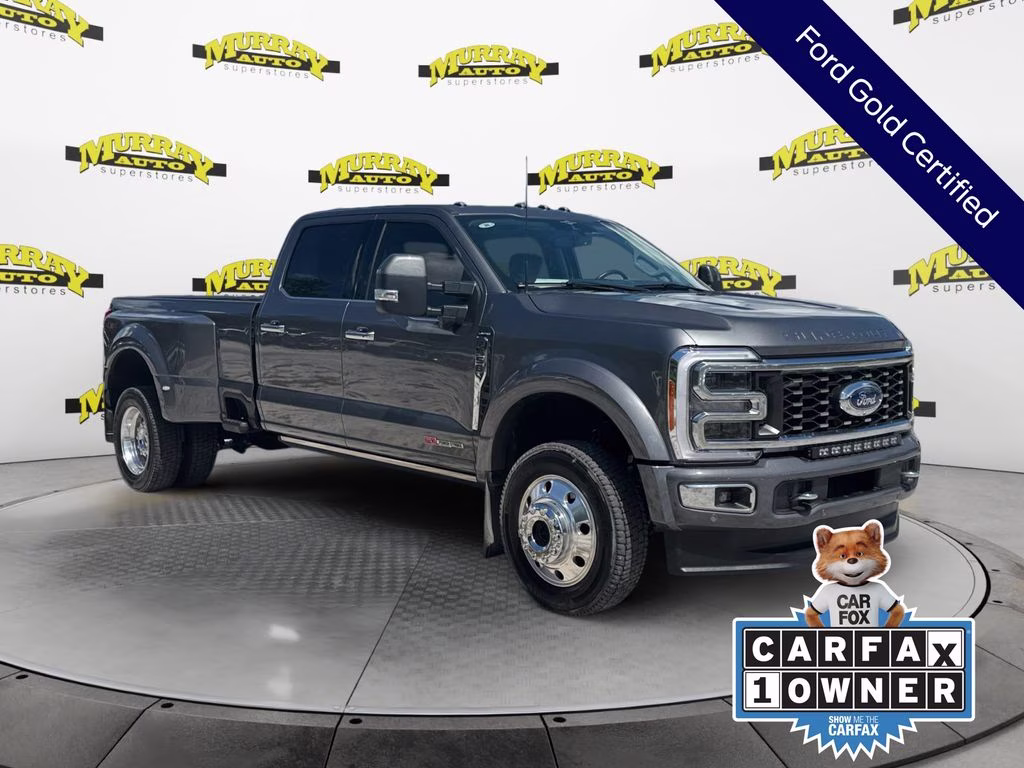 2023 Gray Metallic Ford Super Duty F-450 DRW Limited DRW 4X4 Truck