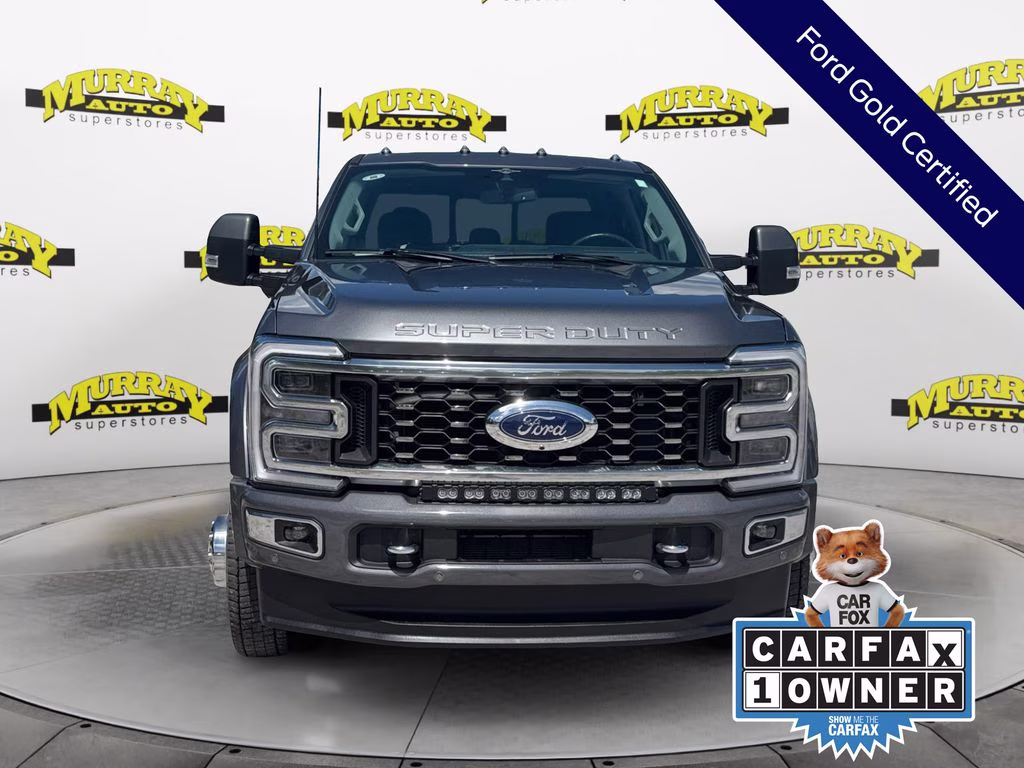 2023 Gray Metallic Ford Super Duty F-450 DRW Limited DRW 4X4 Truck
