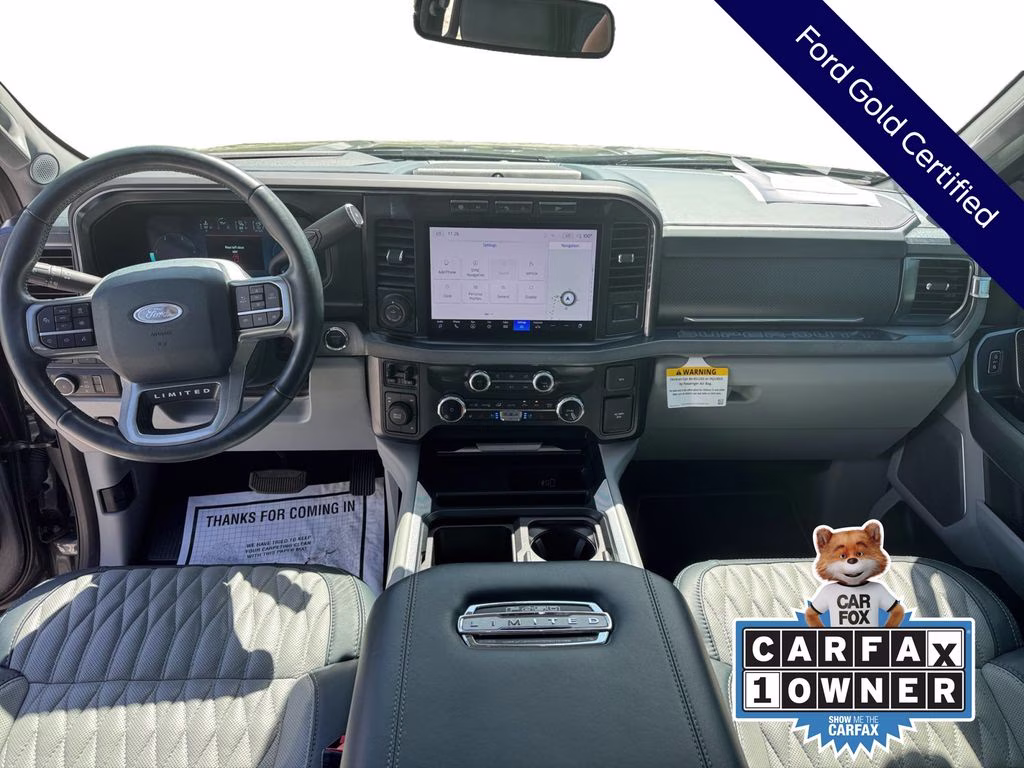 2023 Gray Metallic Ford Super Duty F-450 DRW Limited DRW 4X4 Truck