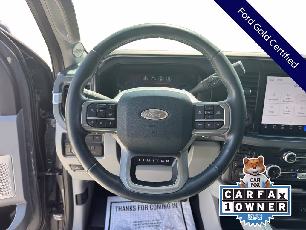 2023 Gray Metallic Ford Super Duty F-450 DRW Limited DRW 4X4 Truck