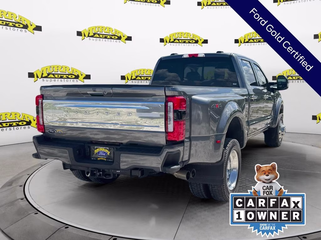2023 Gray Metallic Ford Super Duty F-450 DRW Limited DRW 4X4 Truck