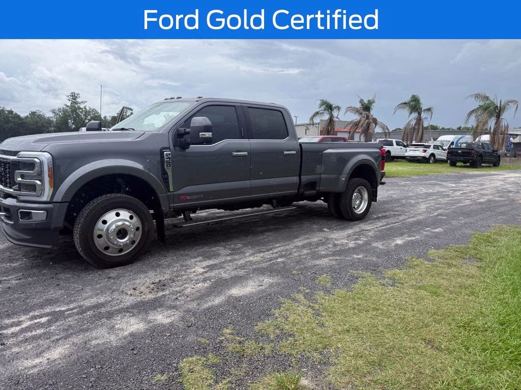 2023 Gray Metallic Ford Super Duty F-450 DRW Limited 4X4 Truck