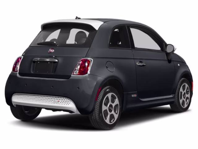 2016 Rhino Clearcoat FIAT 500e Battery Electric FWD Hatchback