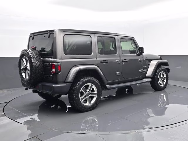 2019 Granite Crystal Metallic Clearcoat Jeep Wrangler Unlimited Sahara 4X4 SUV