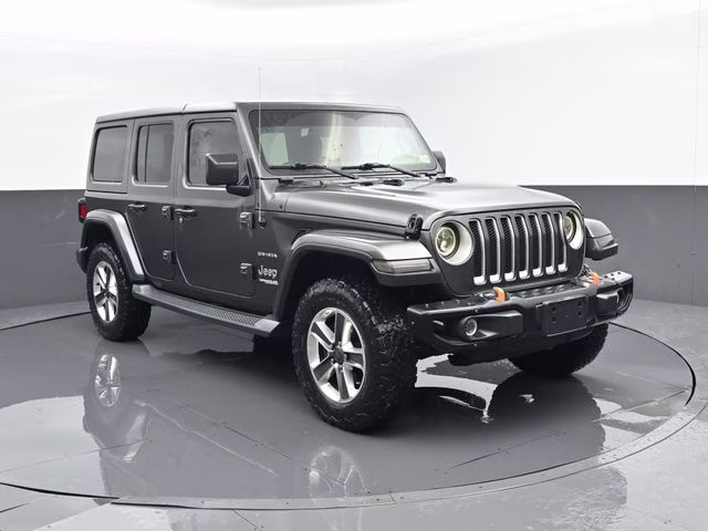 2019 Granite Crystal Metallic Clearcoat Jeep Wrangler Unlimited Sahara 4X4 SUV
