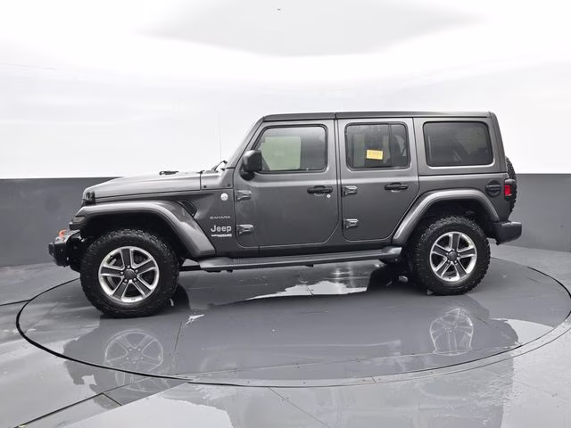 2019 Granite Crystal Metallic Clearcoat Jeep Wrangler Unlimited Sahara 4X4 SUV