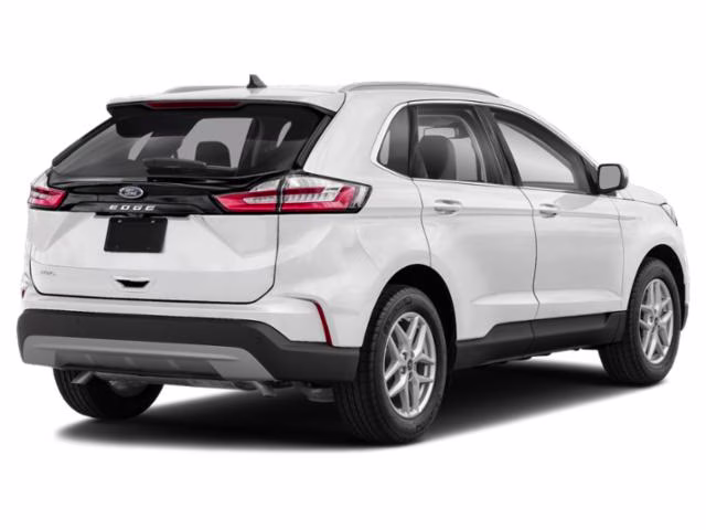 2021 White Metallic Ford Edge SEL AWD SUV