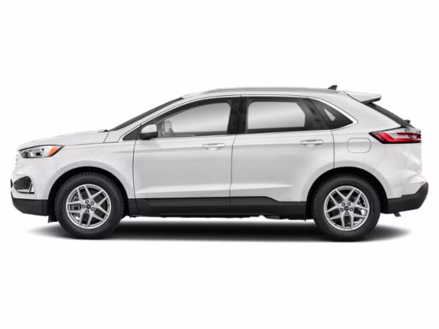 2021 White Metallic Ford Edge SEL AWD SUV