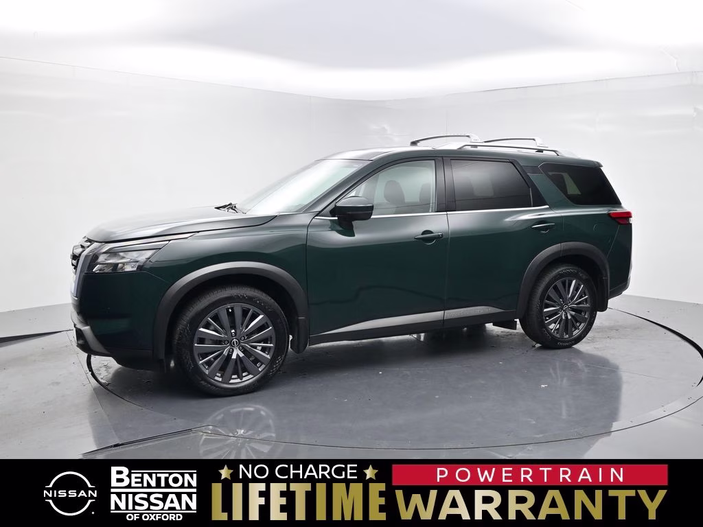 2024 Obsidian Green Pearl Nissan Pathfinder SL FWD SUV