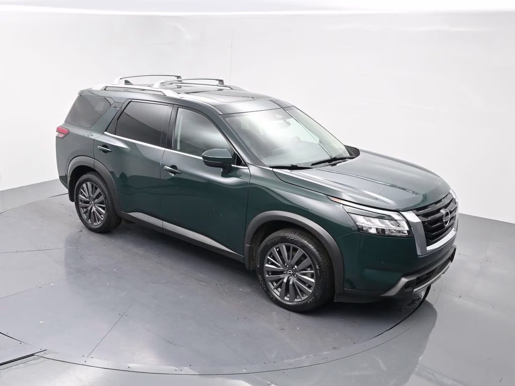 2024 Obsidian Green Pearl Nissan Pathfinder SL FWD SUV