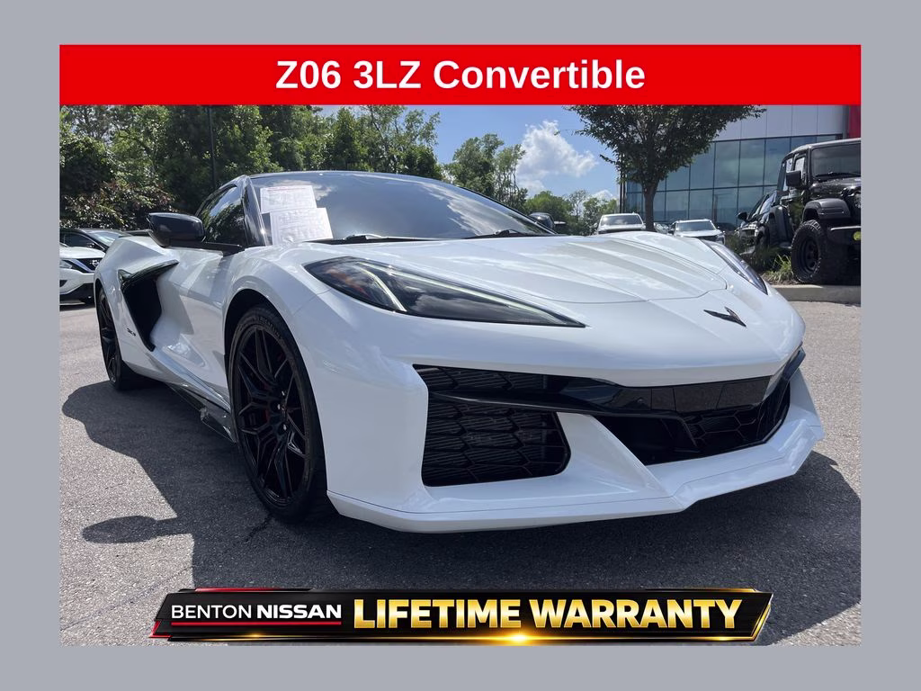 2024 Arctic White Chevrolet Corvette Z06 RWD Convertible