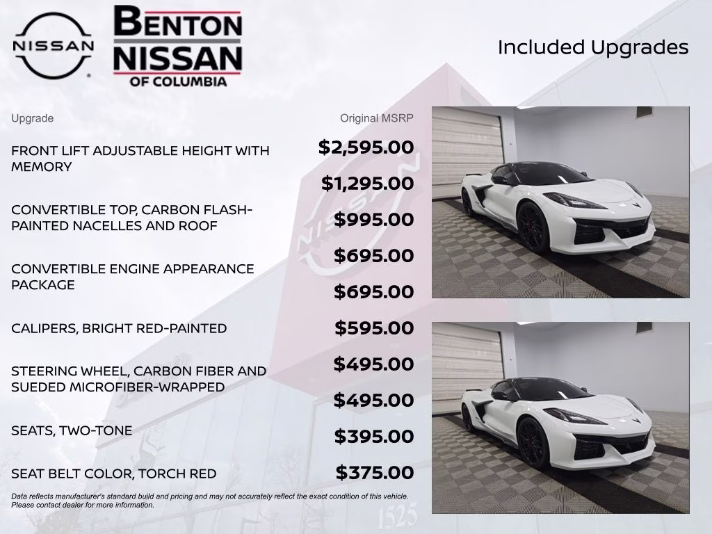 2024 Arctic White Chevrolet Corvette Z06 RWD Convertible