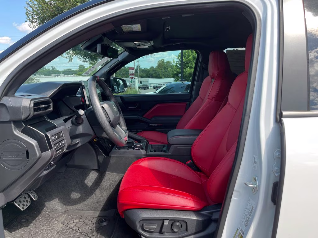 2024 White Toyota Tacoma Hybrid TRD Pro 4X4 Truck