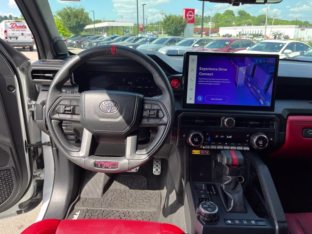 2024 White Toyota Tacoma Hybrid TRD Pro 4X4 Truck