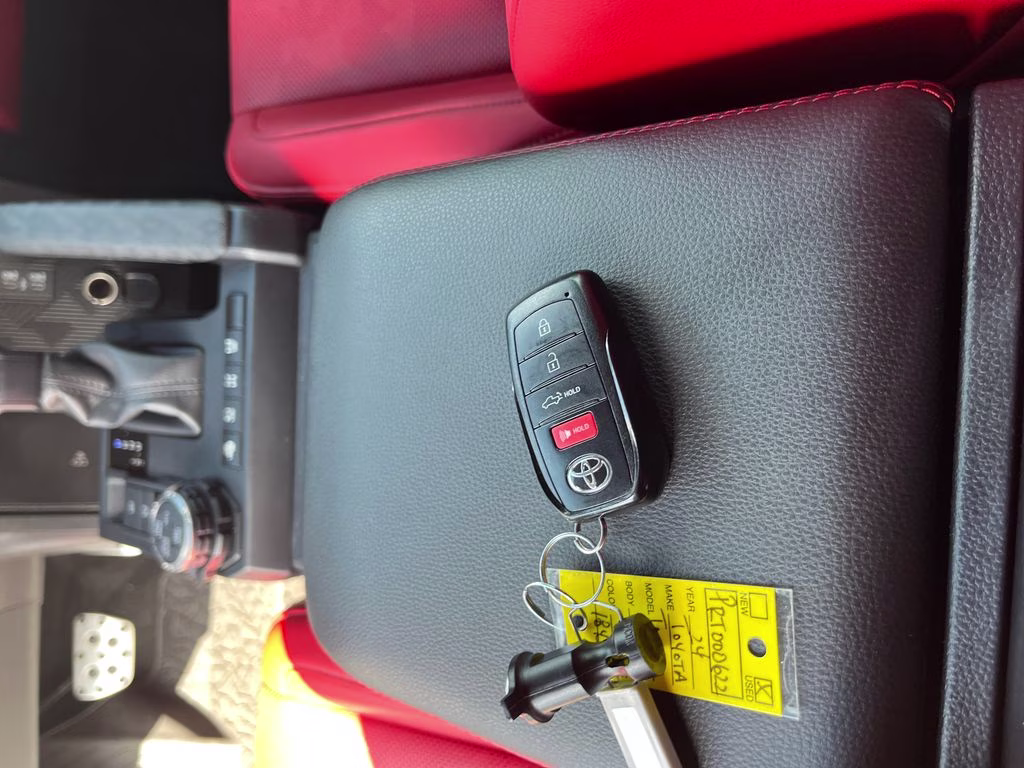 2024 White Toyota Tacoma Hybrid TRD Pro 4X4 Truck