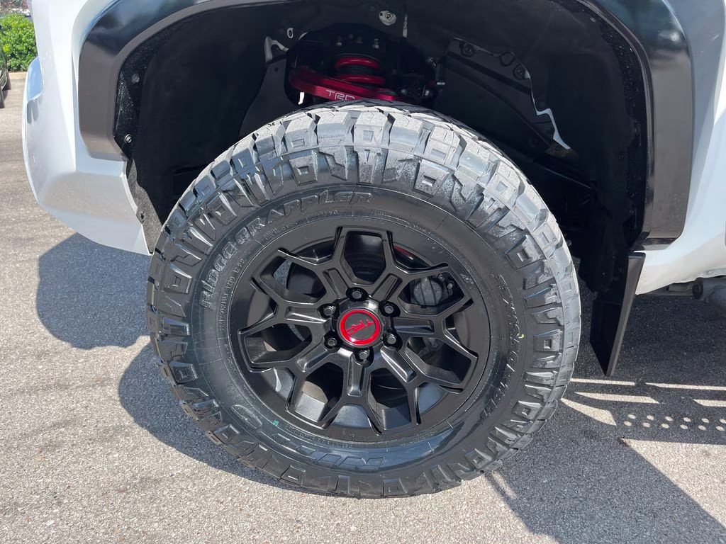 2024 White Toyota Tacoma Hybrid TRD Pro 4X4 Truck