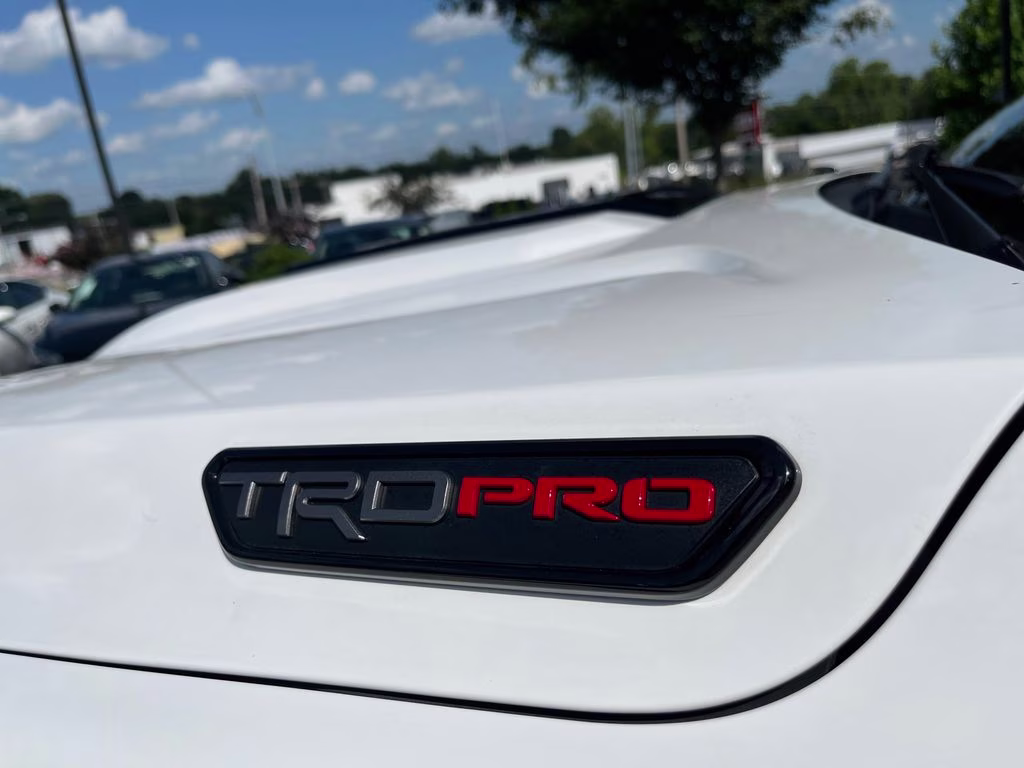 2024 White Toyota Tacoma Hybrid TRD Pro 4X4 Truck