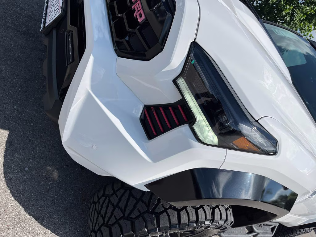 2024 White Toyota Tacoma Hybrid TRD Pro 4X4 Truck