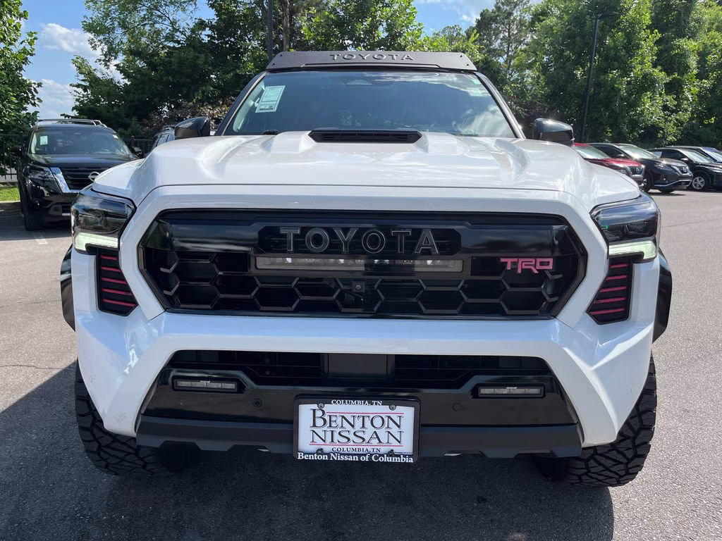 2024 White Toyota Tacoma Hybrid TRD Pro 4X4 Truck