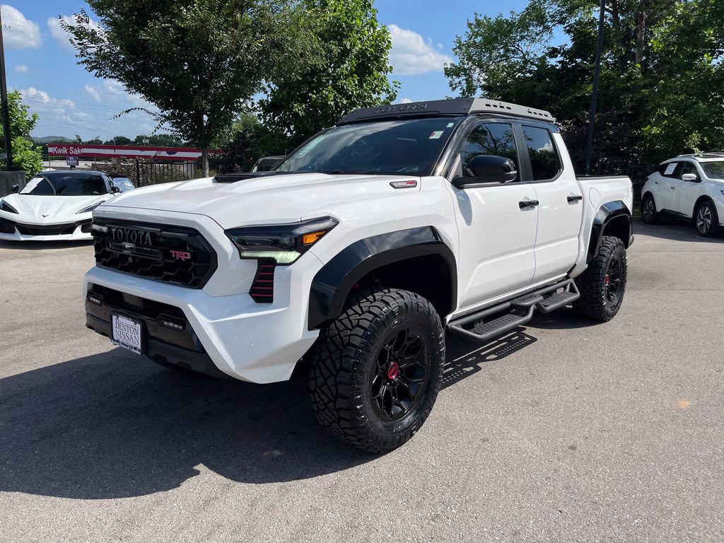 2024 White Toyota Tacoma Hybrid TRD Pro 4X4 Truck
