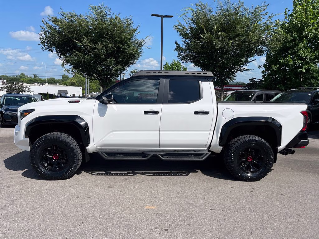 2024 White Toyota Tacoma Hybrid TRD Pro 4X4 Truck