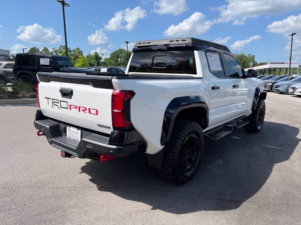 2024 White Toyota Tacoma Hybrid TRD Pro 4X4 Truck