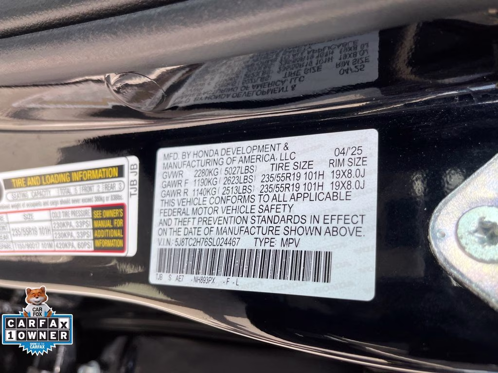 2025 Black Acura RDX Advance Package AWD SUV