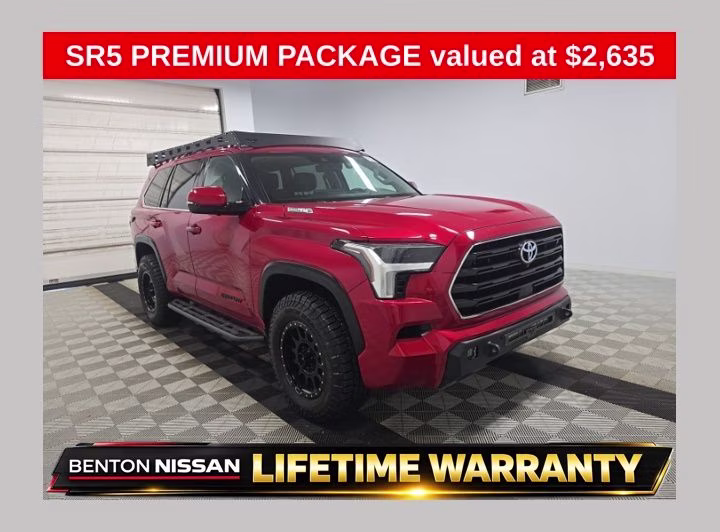 2023 Red Toyota Sequoia SR5 4X4 SUV