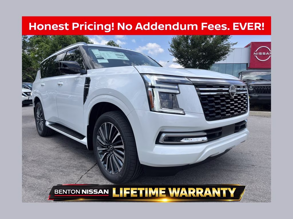 2026 Everest White Pearl Tricoat Nissan Armada Platinum Reserve 4X4 SUV