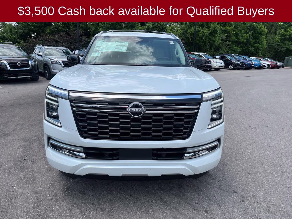 2026 Everest White Pearl Tricoat Nissan Armada Platinum Reserve 4X4 SUV