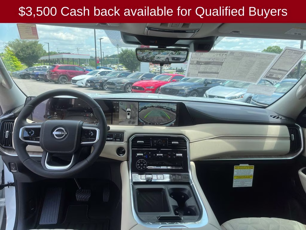 2026 Everest White Pearl Tricoat Nissan Armada Platinum Reserve 4X4 SUV