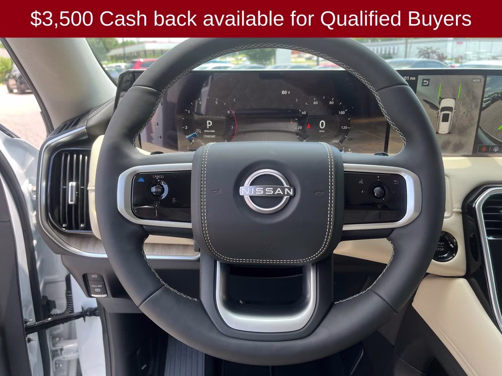 2026 Everest White Pearl Tricoat Nissan Armada Platinum Reserve 4X4 SUV