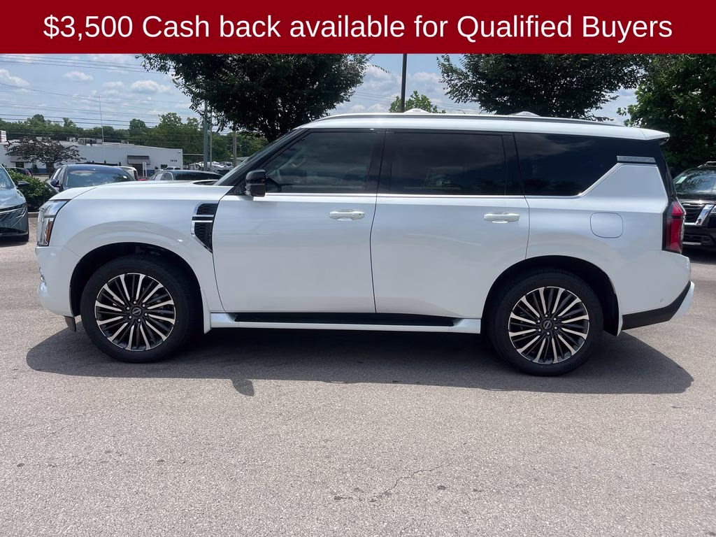 2026 Everest White Pearl Tricoat Nissan Armada Platinum Reserve 4X4 SUV