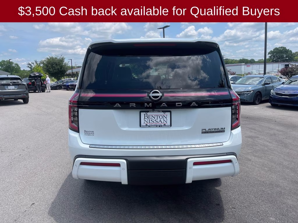 2026 Everest White Pearl Tricoat Nissan Armada Platinum Reserve 4X4 SUV