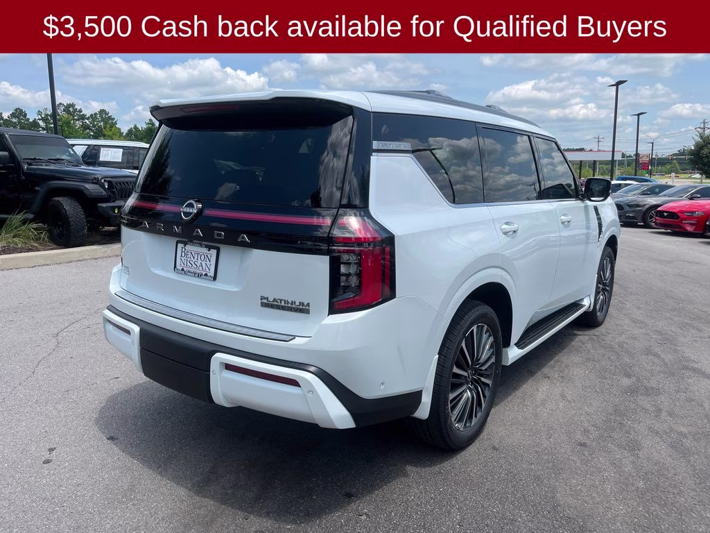 2026 Everest White Pearl Tricoat Nissan Armada Platinum Reserve 4X4 SUV