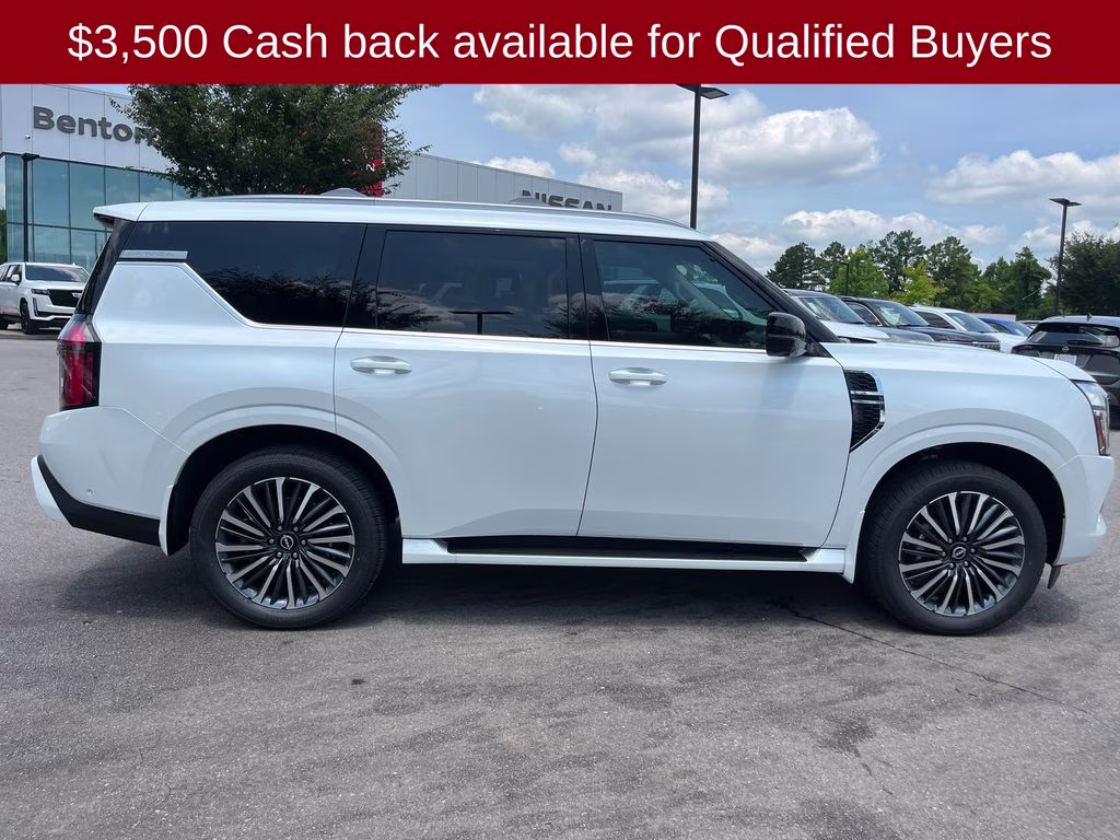 2026 Everest White Pearl Tricoat Nissan Armada Platinum Reserve 4X4 SUV