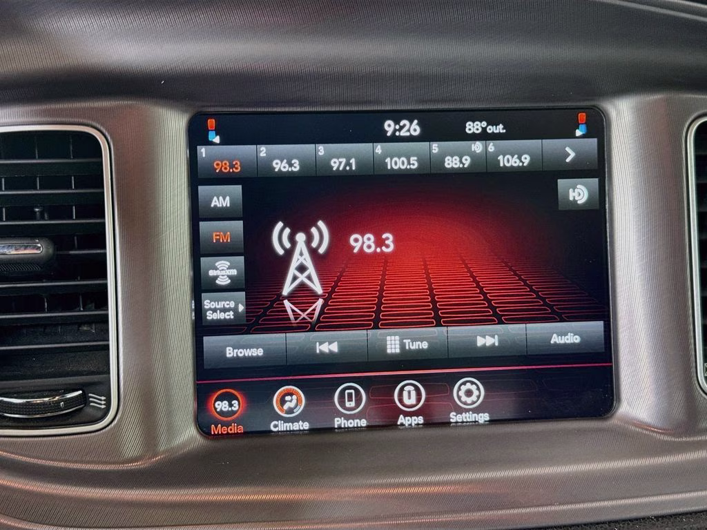 2023 Pitch Black Clearcoat Dodge Charger SXT RWD Sedan