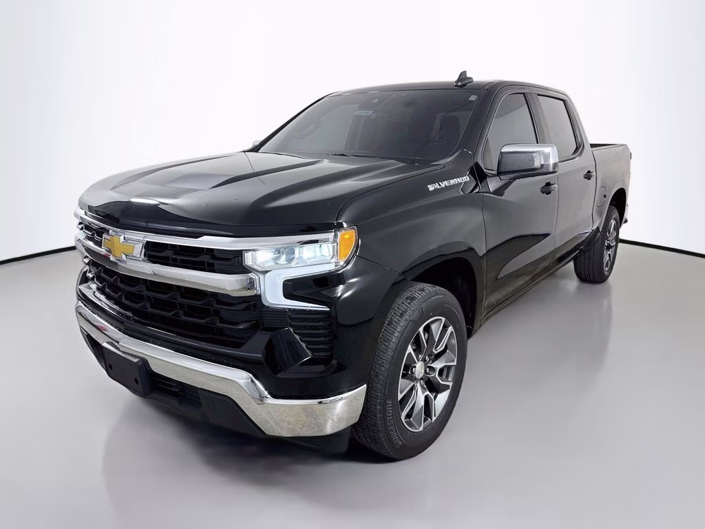 2023 Black Chevrolet Silverado 1500 LT RWD Truck