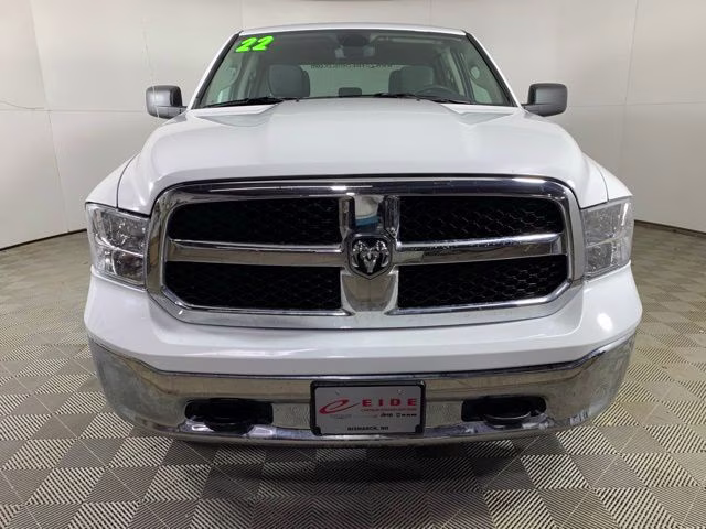 2022 Bright White Clearcoat Ram 1500 SLT 4X4 Truck