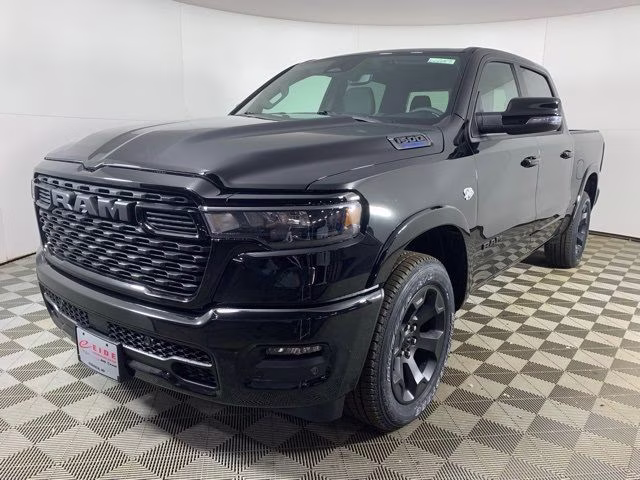 2026 Diamond Black Crystal Pearlcoat Ram 1500 Big Horn Night Edition 4X4 Truck