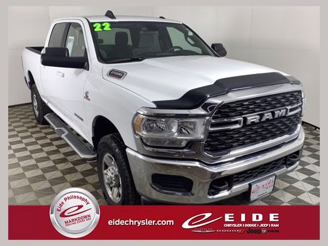 2022 Bright White Clearcoat Ram 2500 Big Horn 4X4 Truck