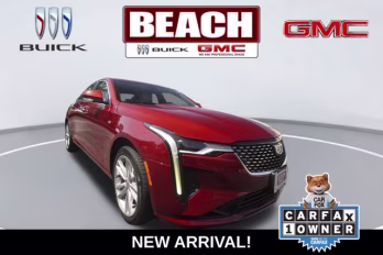 2023 Radiant Red Tintcoat Cadillac CT4 Luxury RWD Sedan