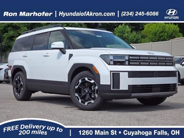 2026 Serenity White Hyundai Santa Fe SEL AWD SUV