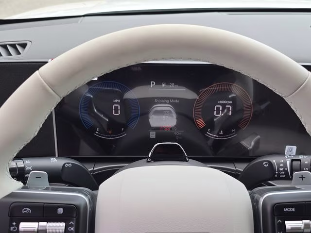 2026 Serenity White Hyundai Santa Fe SEL AWD SUV