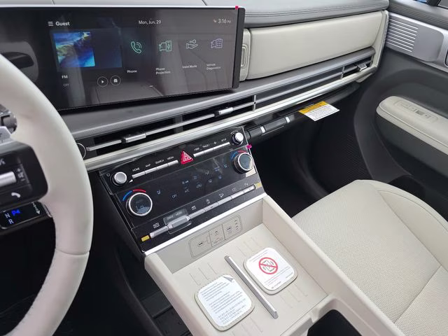 2026 Serenity White Hyundai Santa Fe SEL AWD SUV