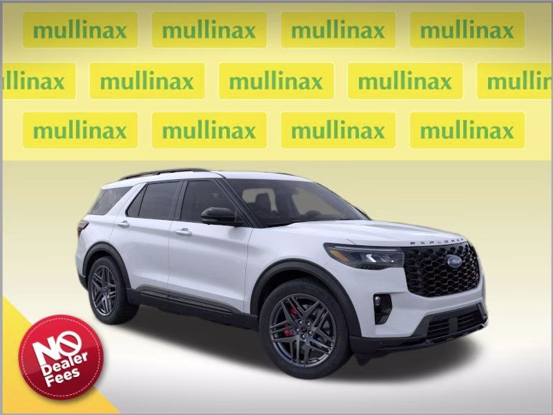 2026 White Metallic Ford Explorer ST 4X4 SUV