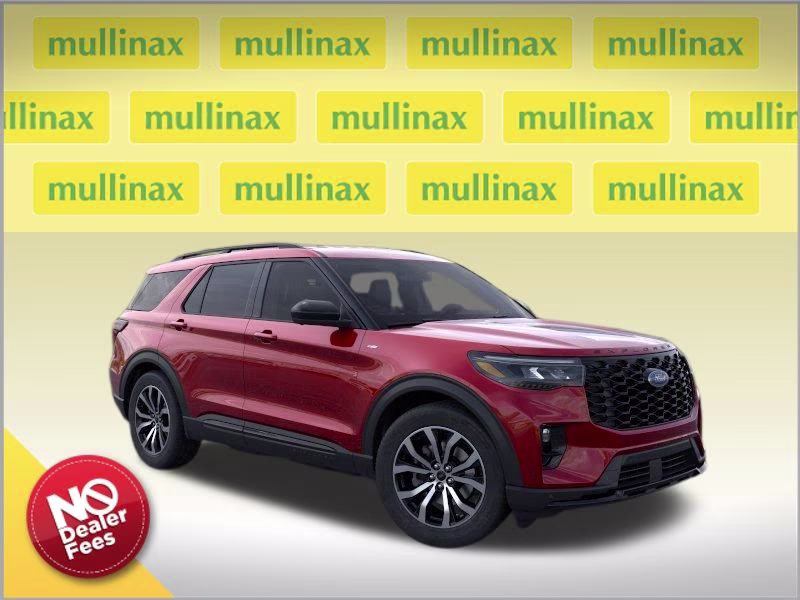 2026 Red Metallic Ford Explorer ST-Line RWD SUV