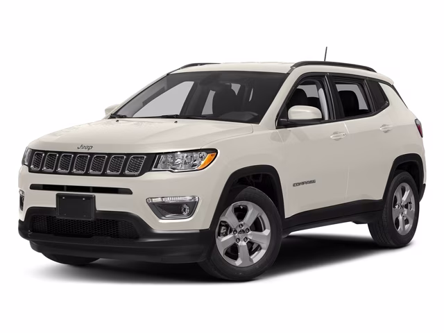 2017 White Clearcoat Jeep Compass Latitude 4X4 SUV