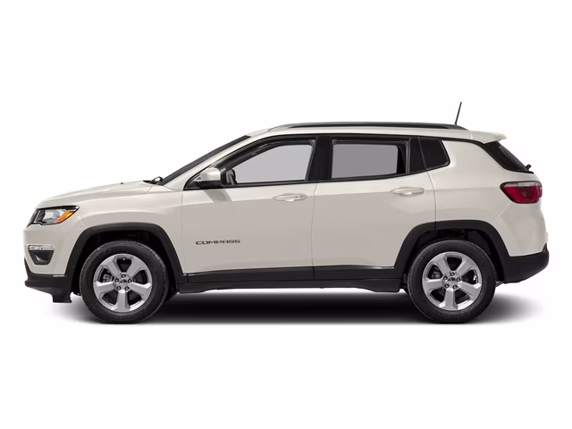 2017 White Clearcoat Jeep Compass Latitude 4X4 SUV